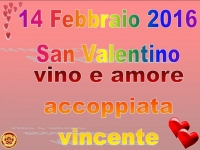 14 Febbraio 2016 San Valentino